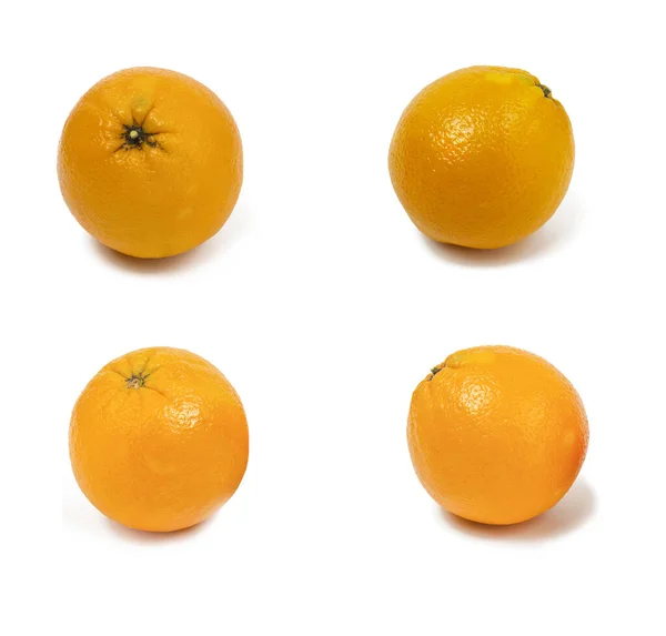 Készlet-ból narancs elszigetelt fehér background. — Stock Fotó