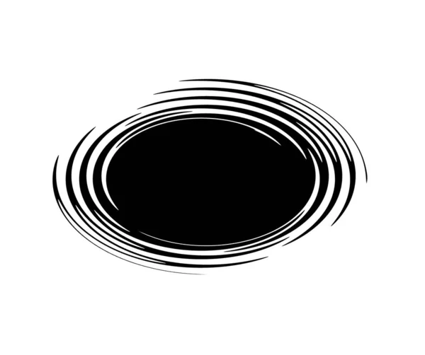 Κυκλικό Γεωμετρικό Μοτίβο Αφηρημένα Τεχνητά Στοιχεία Χρώματος Μαύρου — Φωτογραφία Αρχείου