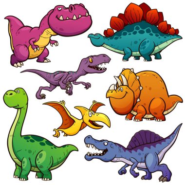 Çizgi film dinozor karakteri
