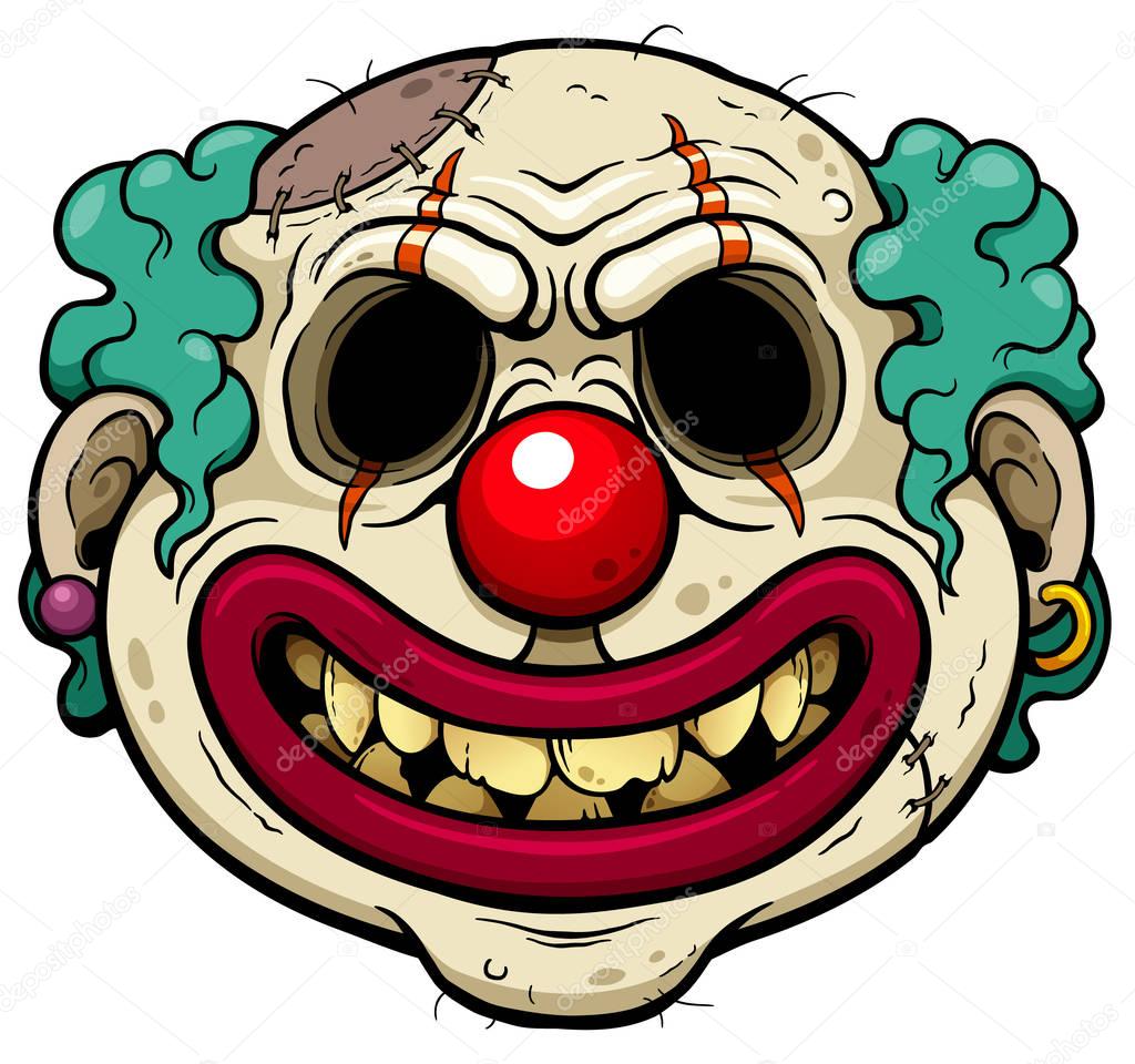 Joker Face Clipart Vector, Joker Zombie Face Cartoon Scary Face, Clown,  Corpse, Halloween PNG Image For Free Download in 2023