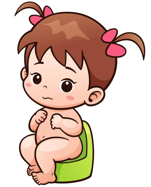 Cartoon süßes Baby — Stockvektor