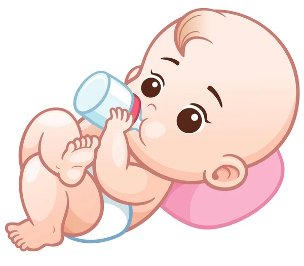 Baby Cartoon Character — Stock Vector