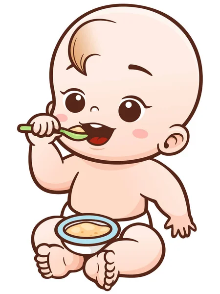 Desenho animado bebê bonito — Vetor de Stock