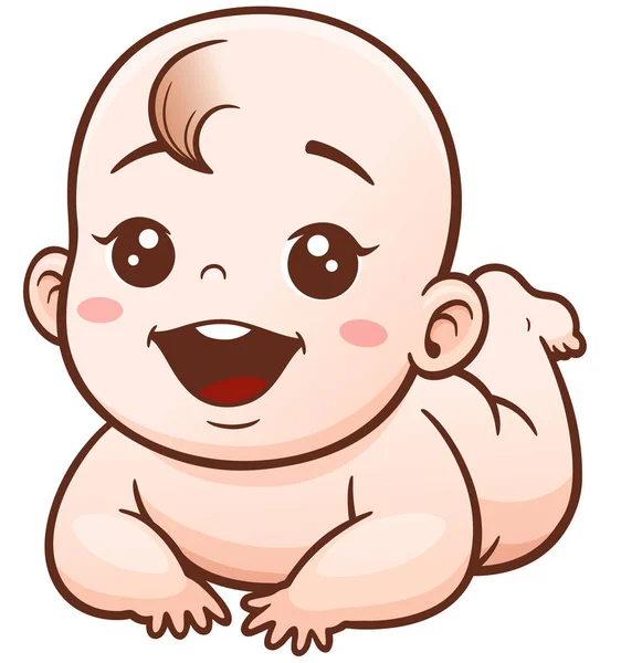 Cute Baby Character — Stock Vector