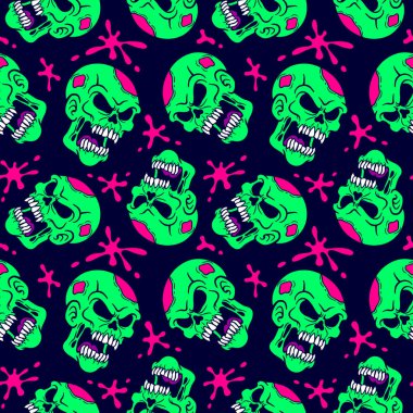 Dikişsiz desen zombi