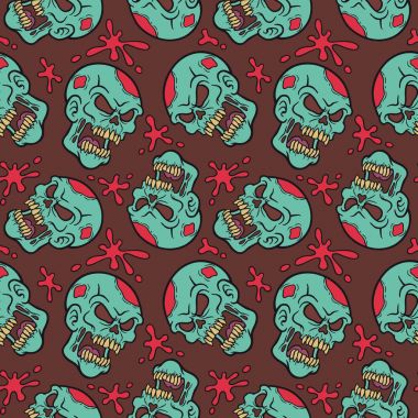 Dikişsiz desen zombi