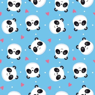 Dikişsiz desen panda
