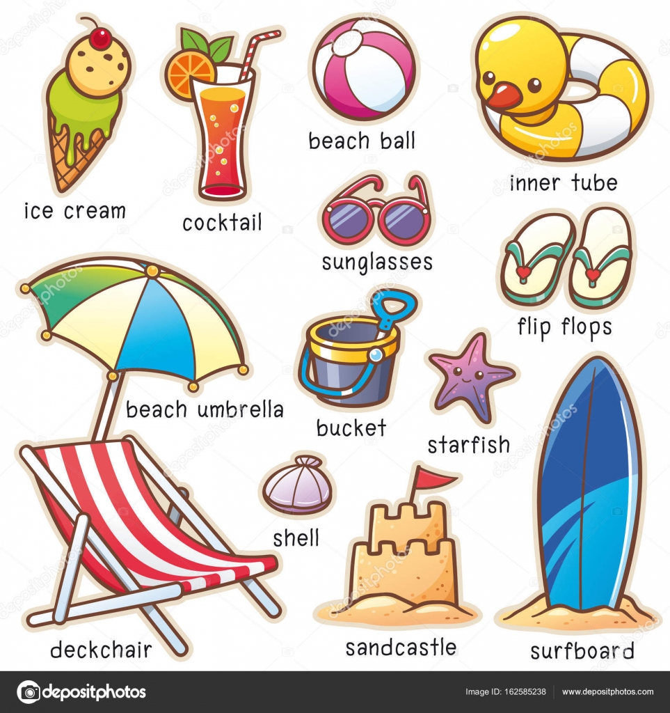 Download Summer Vacation vocabulary — Stock Vector © sararoom ...