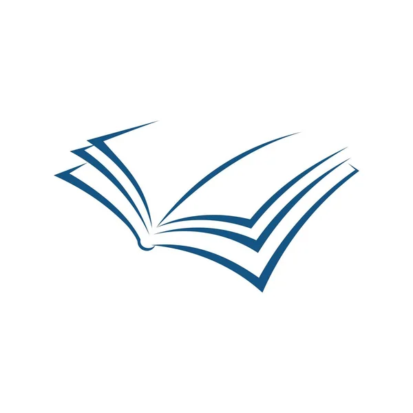 Book Logo Icon Template Logo Education — Stock Vector