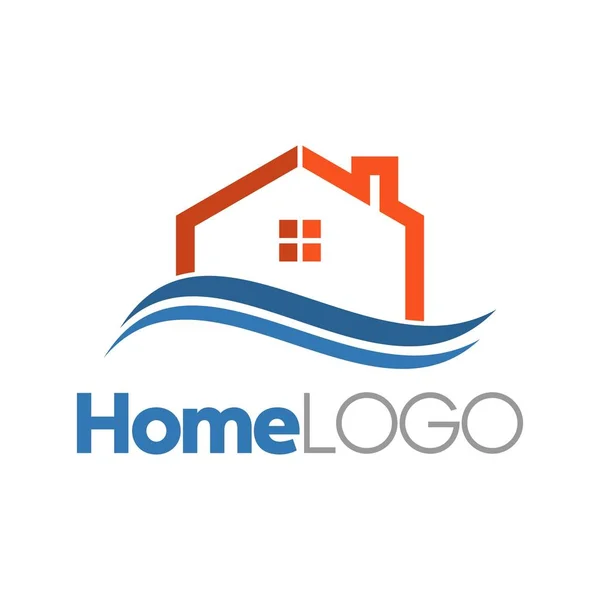 Construction Home Service Logo Icon Template — ストックベクタ