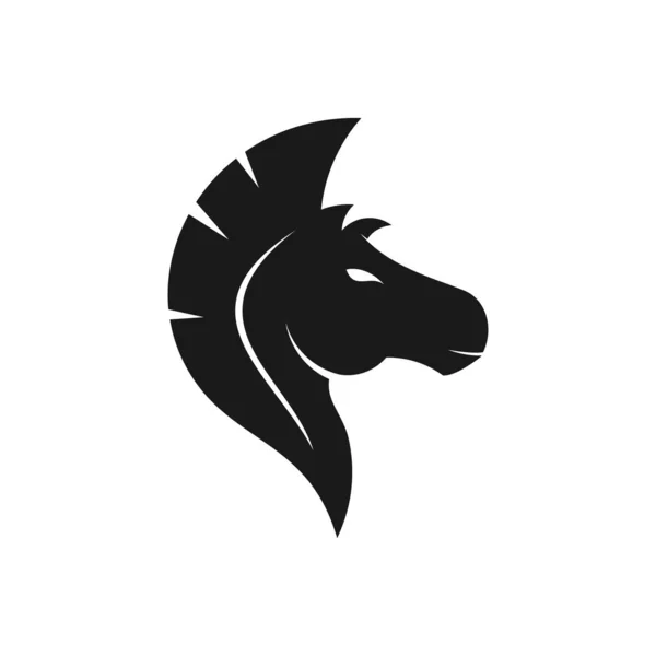 Логотип Коня Значок Логотипу Тварин Шаблон — стоковий вектор