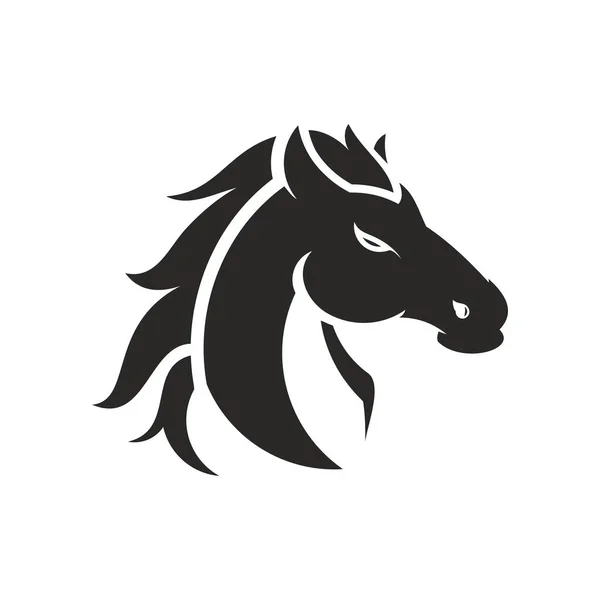 At logosu. hayvan logosu ve şablonu