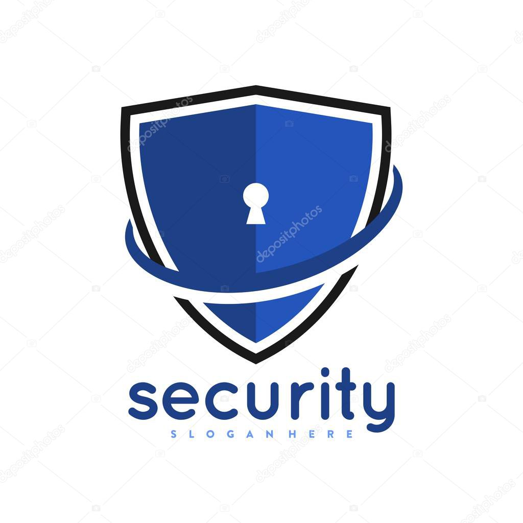 shield and security logo, icon and template