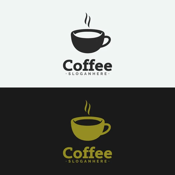 Logotipo Cafetería Vintage Icono Plantilla — Vector de stock