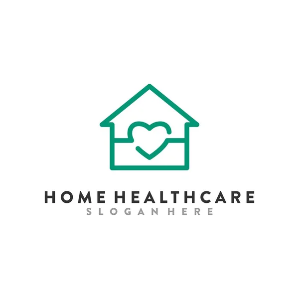 Aşk ve sağlık logosu, simge ve şablon