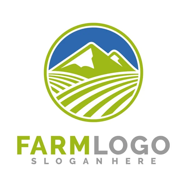 Dağ Dış Logosu Simge Şablon — Stok Vektör