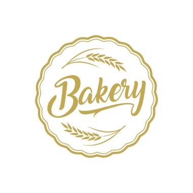 Klasik fırın logosu, simge ve illüstrasyon