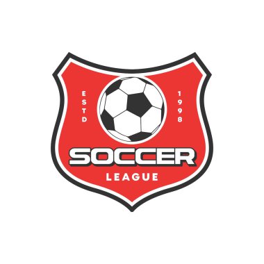 futbol amblemi logosu, simgesi ve şablonu