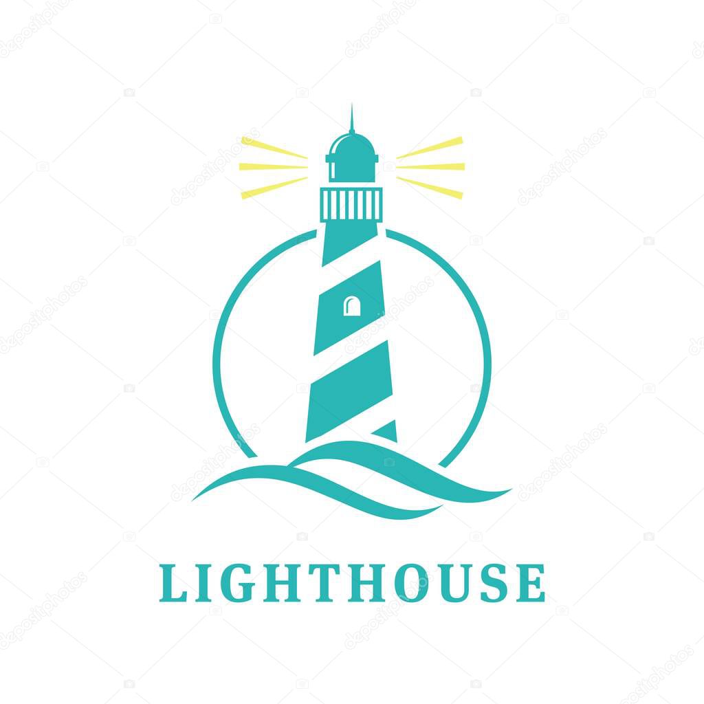 Law and building logo, icon and illustration