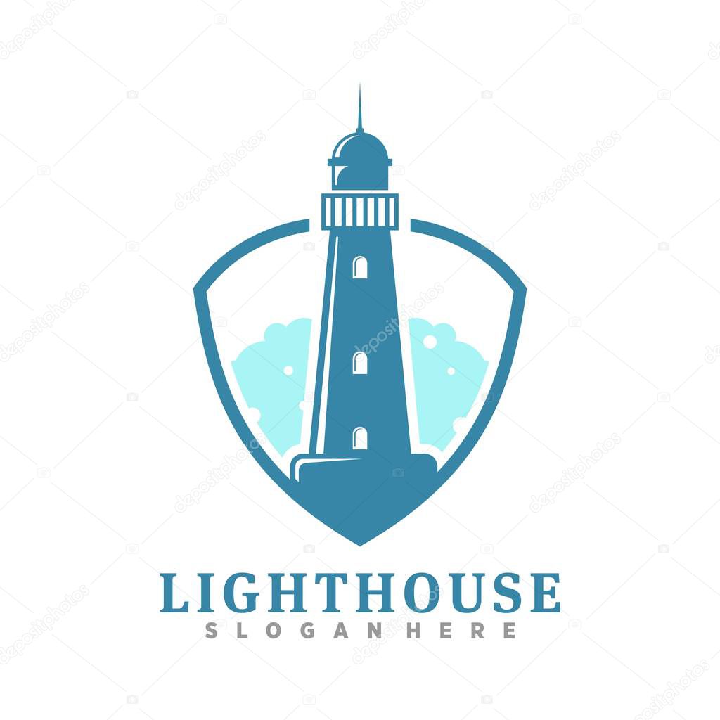 Law and building logo, icon and illustration