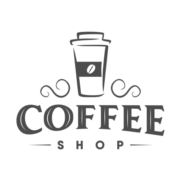 Logotipo Tostador Café Vintage Icono Ilustración — Vector de stock