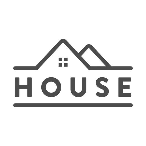 ev ve emlak logosu, simge ve illüstrasyon