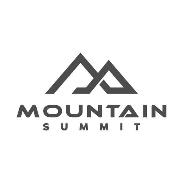 dağ ve açık hava logosu, simge ve resimleme