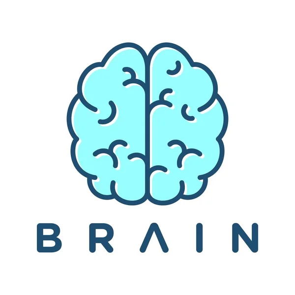 Premium Vector  Brain test logo design template