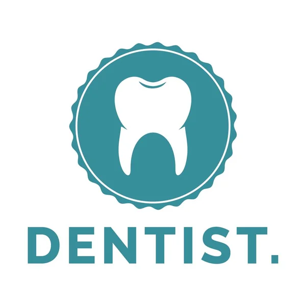 Tooth Dentist Logo Icon Template — Stock Vector