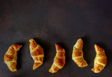 Fransız kruvasanı. Hamur işleri. Kahvaltı Ulusal Mutfak Vejetaryen Yemekleri