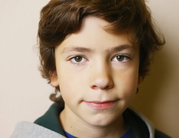 Boy close up face portrait — Stock Photo, Image