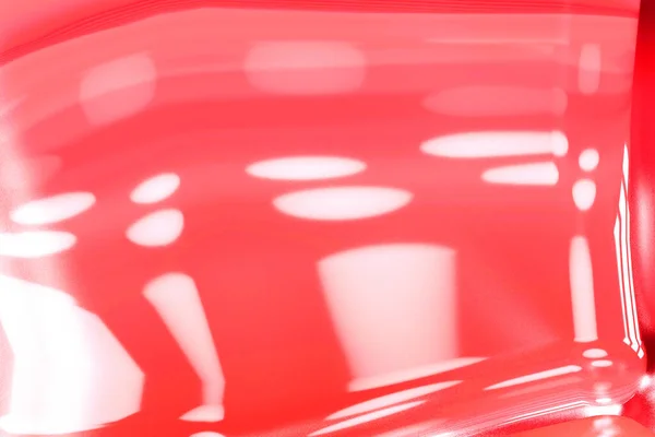 Pencere ve ışık refleksiyle kırmızı buz yüzeyinin 3d çizimi — Stok fotoğraf