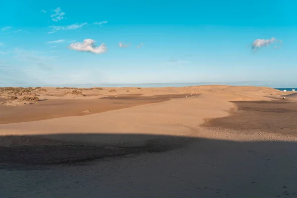 Sand dunes of Maspalomas nature reserve — стокове фото