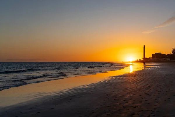 Sunset at Maspalomas Beach
