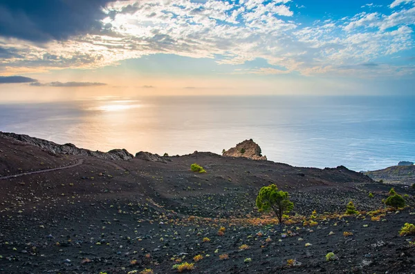 Palma Kanarya Adaları Nın Fuencaliente Bölgesinde Volkanik Manzara — Stok fotoğraf