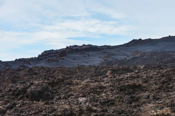 Malpas Campos Lava Paisagem Sopé Vulcão Volcan San Antonio Palma — Fotografia de Stock