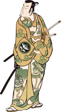 Ukiyo-e Kabuki aktör 54