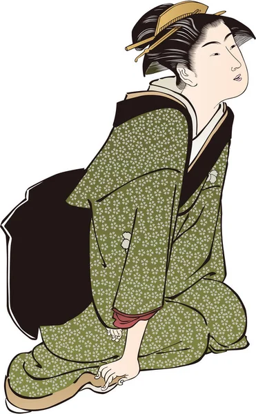 Ukiyo-e Femmes 41 — Image vectorielle