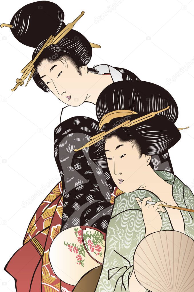 Ukiyoe Woman 34