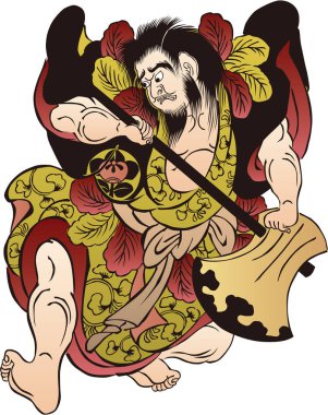 Ukiyoe Kabuki aktör 50