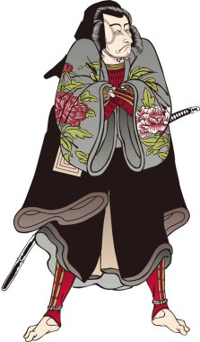 Ukiyoe Kabuki aktör 42
