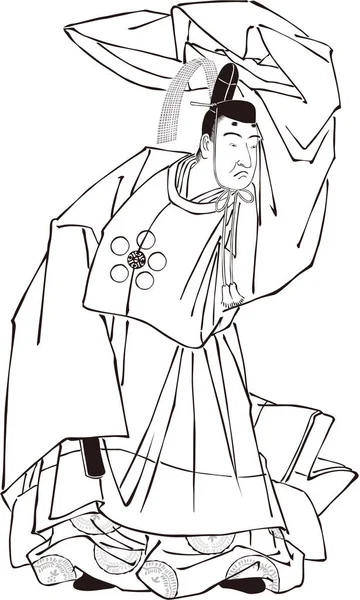 Ukiyoe Kabuki acteur 44 — Image vectorielle