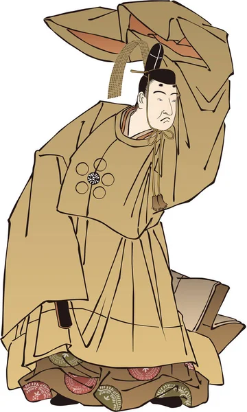 Ukiyoe Kabuki Aktor 44 — Wektor stockowy