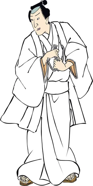 Ukiyo-e Kabuki actor 64 — Vector de stock