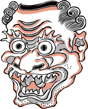 Ukiyo-e Maske 2