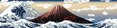 Great Wave off Kanagawa & Shirahama Yamashita Long Version 1