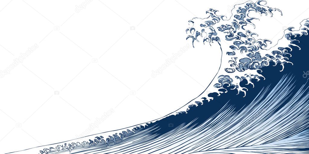 Ukiyo-e waves 1