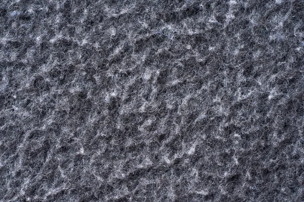 Closeup Gray Texture Woolen Knitted Fabric Pattern Gray Fabric High — Stock Photo, Image