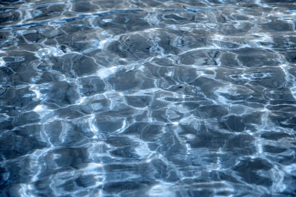 Astratto calma alla moda 2020 colore classico blu mare o oceano superficie dell'acqua sfondo — Foto Stock