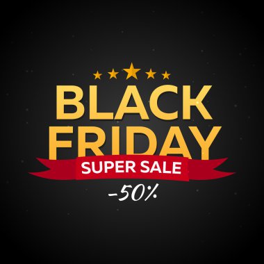 Siyah Cuma satışı. Siyah Cuma afiş. Alışveriş. Vektör çizim.